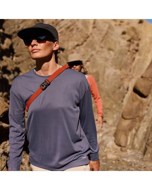 Craghoppers Blue Nosilife Solar Shield+ Long-Sleeved Top