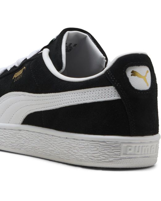 PUMA Black Suede Classic Sneakers for men