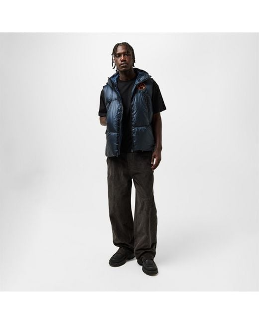 ARCTIC ARMY Blue Cryoshell Insulated Heavyweight Gilet for men