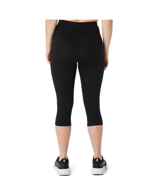 Asics Black Core Capri Tight Running for men