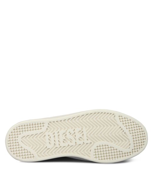 DIESEL White S-Athene Low-Top Trainers for men