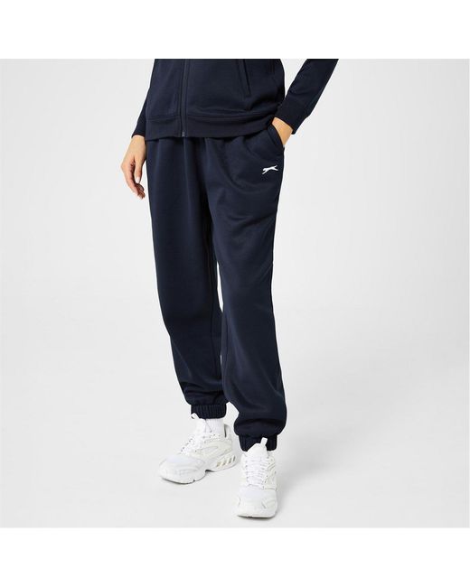Slazenger 1881 Blue Closed Hem Fleece Pants