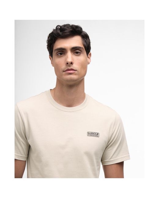 Barbour Natural Small Logo T-Shirt for men