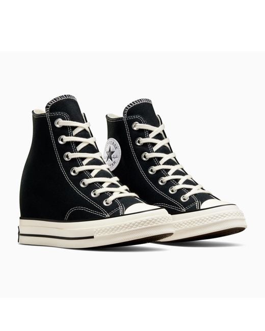 Converse Black Chuck 70 Wedge Heeled Sandals