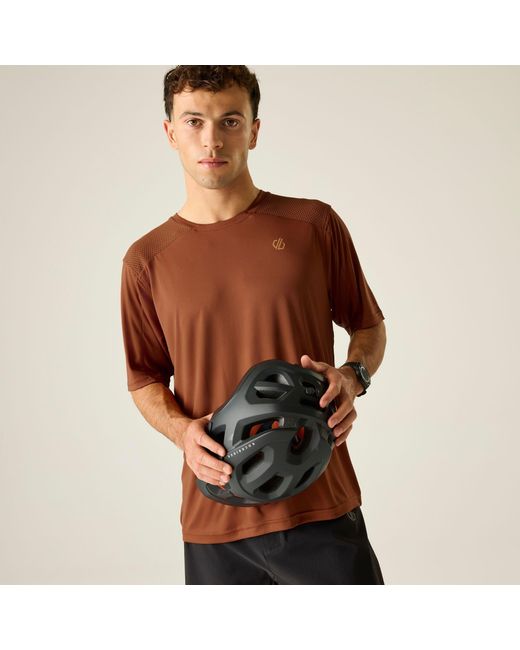 Dare 2b Brown Trackstand Cycling Jersey for men