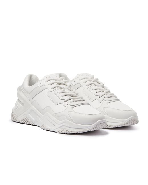 Mallet White Union Chunky Trainers for men