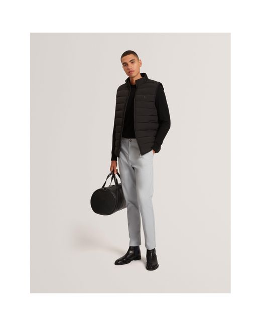 Ted Baker Black Lightweight Quilted Gilet for men
