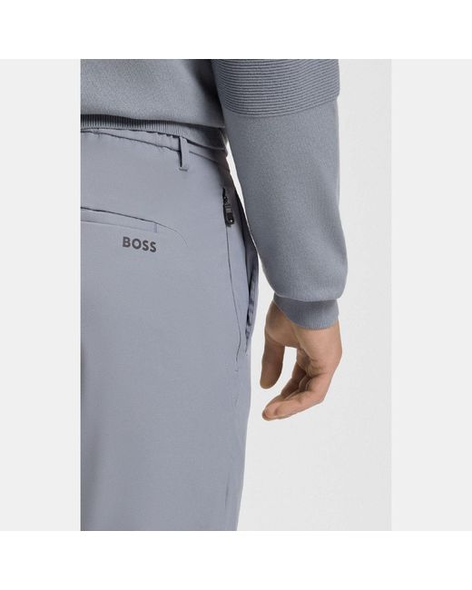 Boss Blue T Phoenix Pro Stretch Twill Golf Trousers for men