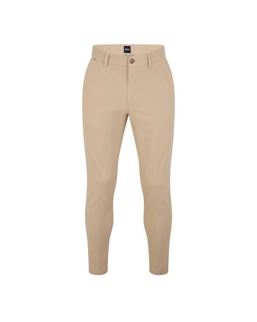 Boss Natural Kaiton Slim Fit Trousers for men