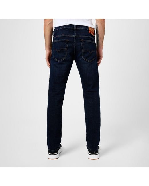 DIESEL Blue D Yennox Tapered Jeans for men