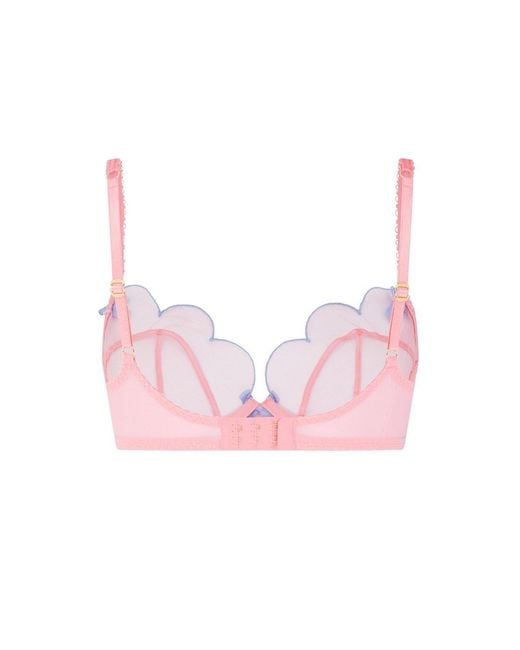 Agent Provocateur Purple Lorna Plunge Underwired Bra