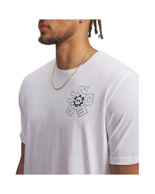Under Armour White T-Shirt for men