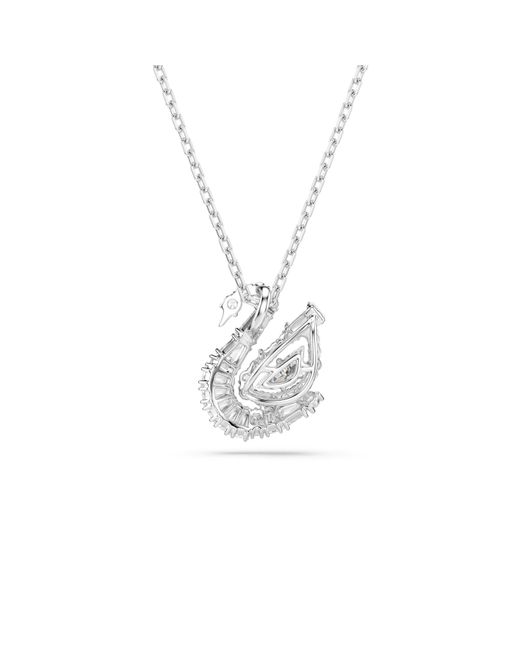 Swarovski White Swan Pendant