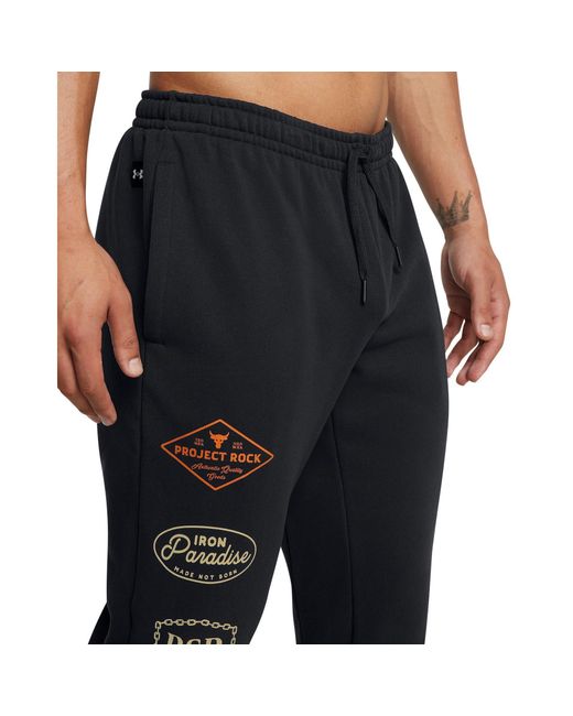 Under Armour Blue Closed Hem Fleece Joggers for men