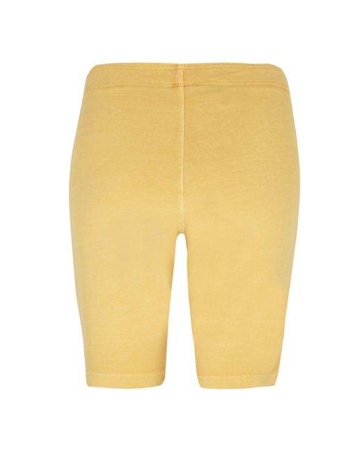 Reebok Yellow Jersey Jogger Shorts
