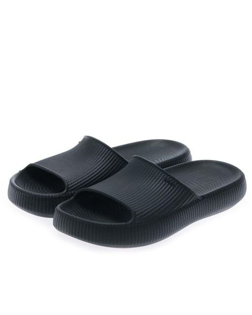 Zaxy Black Leveza Slide Sandals
