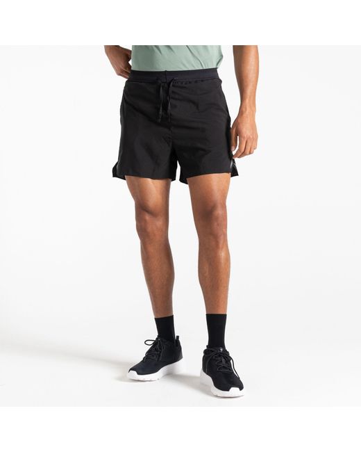 Dare 2b Black Accelerate 5 Inch Fitness Shorts for men