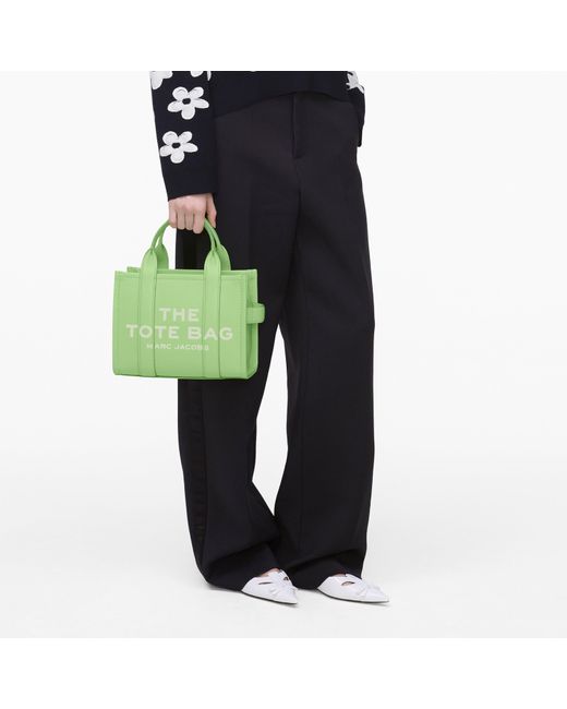 Marc Jacobs Green Small Leather Tote Bag