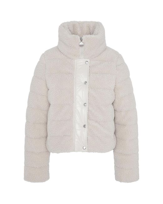 Barbour Gray Fleece Quilted Jacket