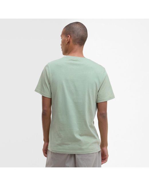 Barbour Green Harbourside T-Shirt for men