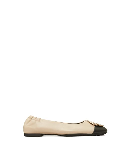 Tory Burch Natural Claire Ballet Pumps