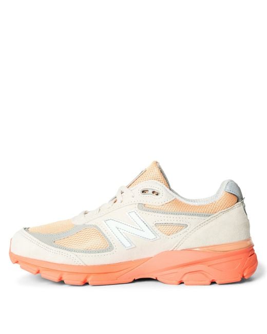 New Balance White Nb 990V4 Made