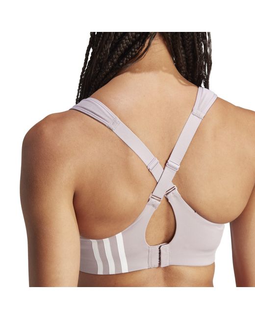 Adidas Gray Medium Impact Sports Bra