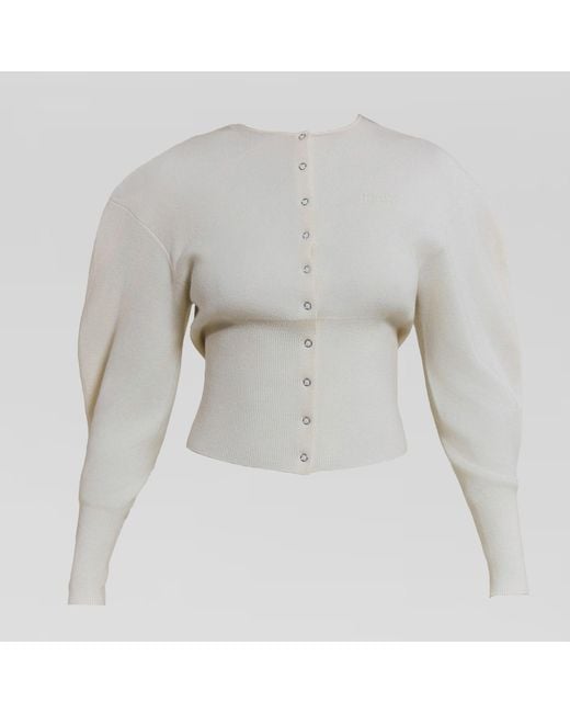 Mars the Label Gray Button Cardigan