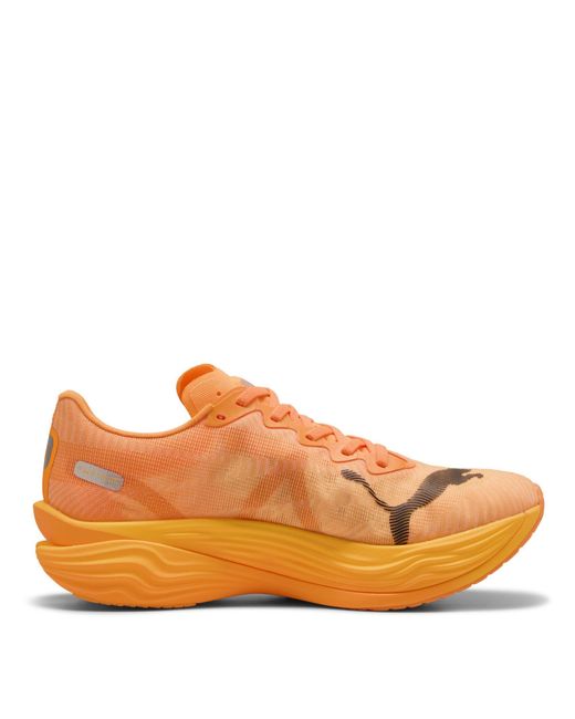 PUMA Orange Deviate Nitro Elite 3 Road Running Shoes for men