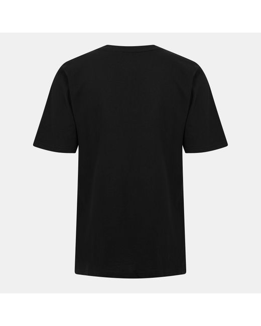 Threadbare Black Regular Fit T-Shirt for men