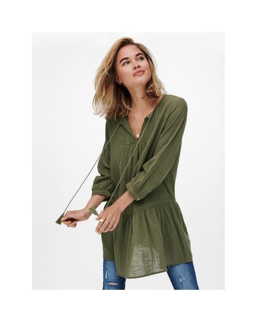 ONLY Green Lace Tunic