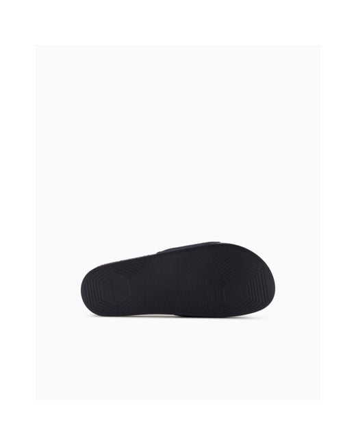 ARMANI EXCHANGE Blue Pool Sliders for men