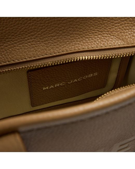 Marc Jacobs Metallic Small Leather Tote Bag
