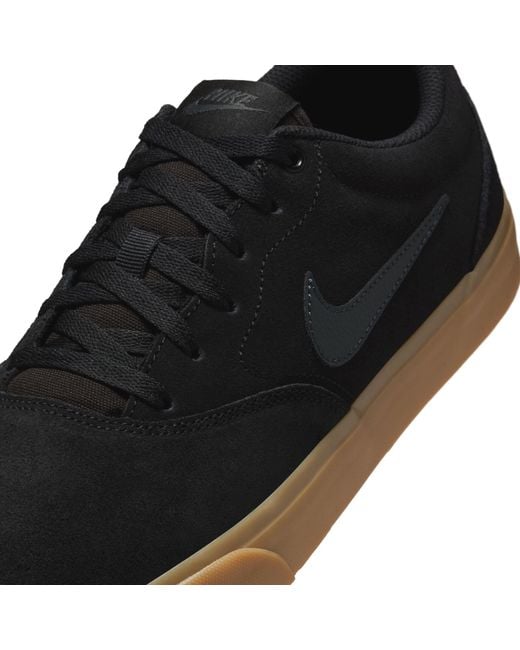 Nike Blue Charge Low Suede Shoes for men