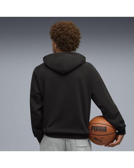 PUMA Black Melo Alwayz On 1 Performance Hoodie for men