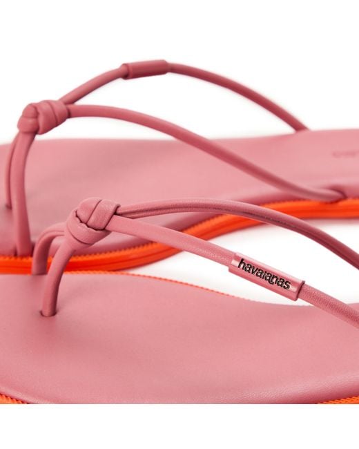 Havaianas Yellow Una Sandal Flip Flops