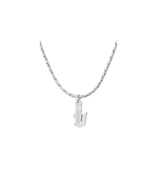 Lacoste Metallic Arthor Stainless Steel Necklace for men