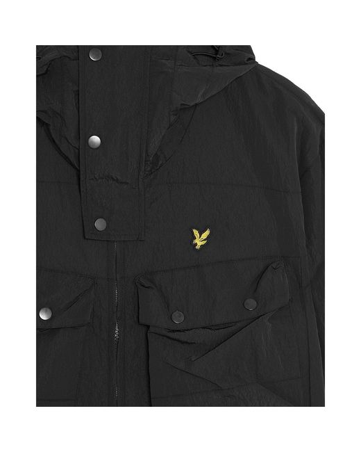 Lyle & Scott Black Guard Parka for men