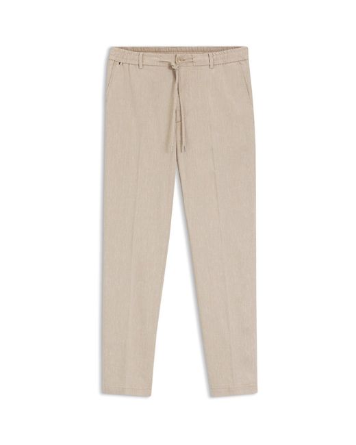 Boss Natural Straight Leg Trousers for men