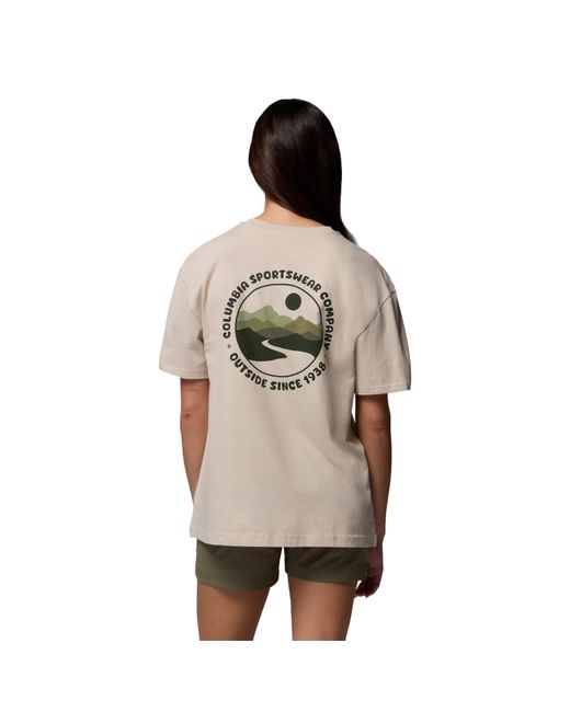 Columbia Brown Oversized T-Shirt