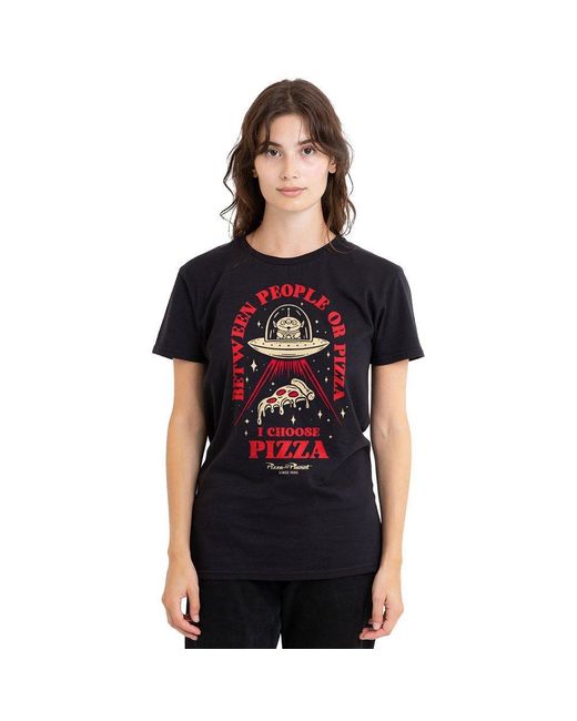 Disney Black Toy Story Pizza Or People T Shirt