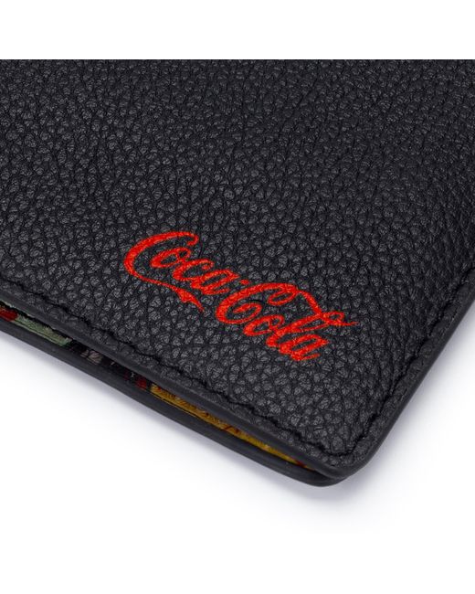 Coca Cola Blue Coca-Cola Officially Licensed Badges Leather Wallet