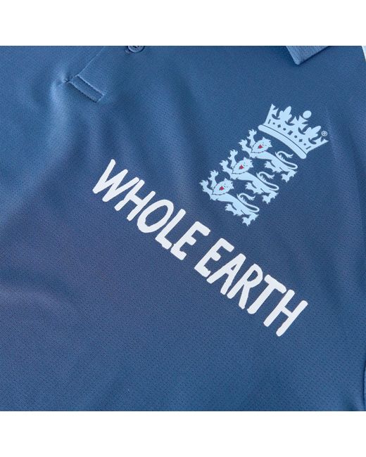 Castore Blue 26/27 England Cricket Polo Shirt for men