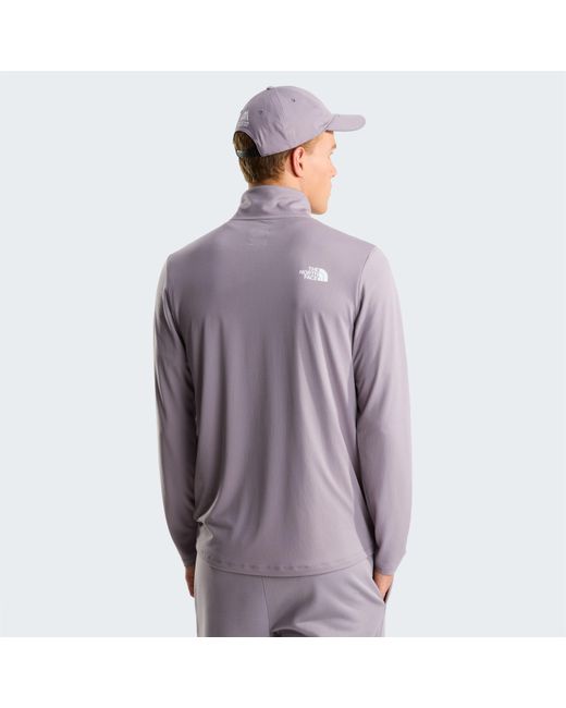 The North Face Purple Long-Sleeve T-Shirt for men