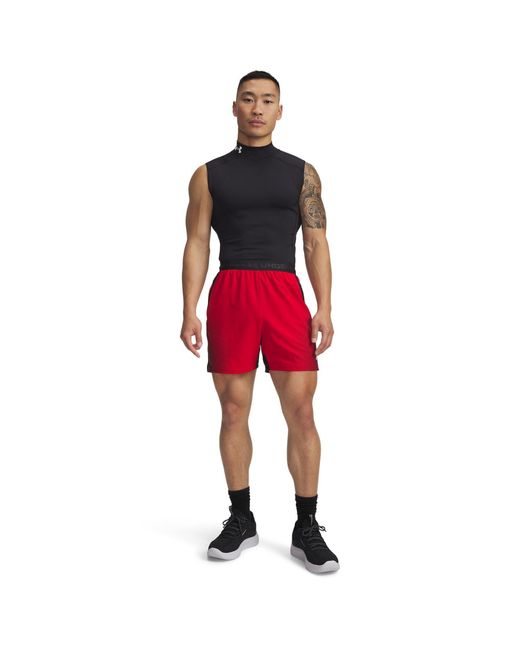 Under Armour Red Performance Gym Shorts for men