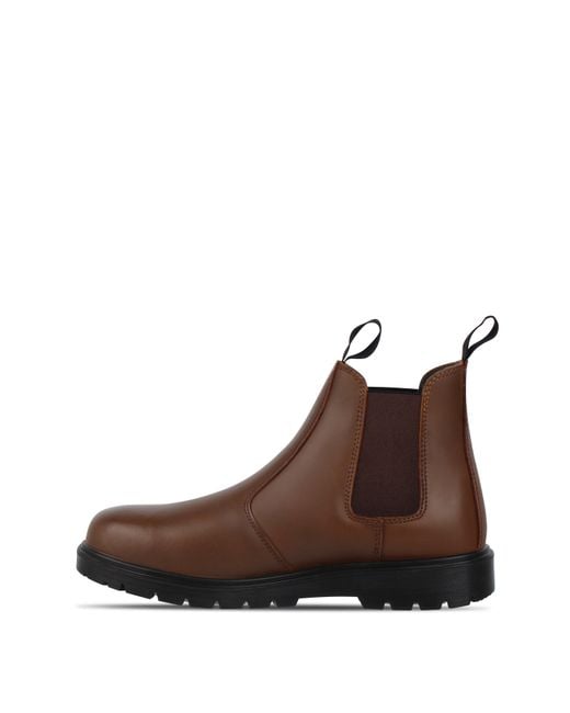 Dunlop Brown Portland Steel Toe Cap Boots for men