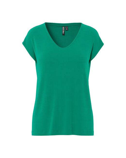 Pieces Green Regular Fit Knitted T-Shirt
