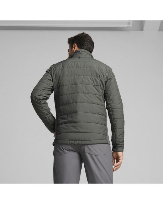 PUMA Gray Country Jacket Performance Golf Jacket for men