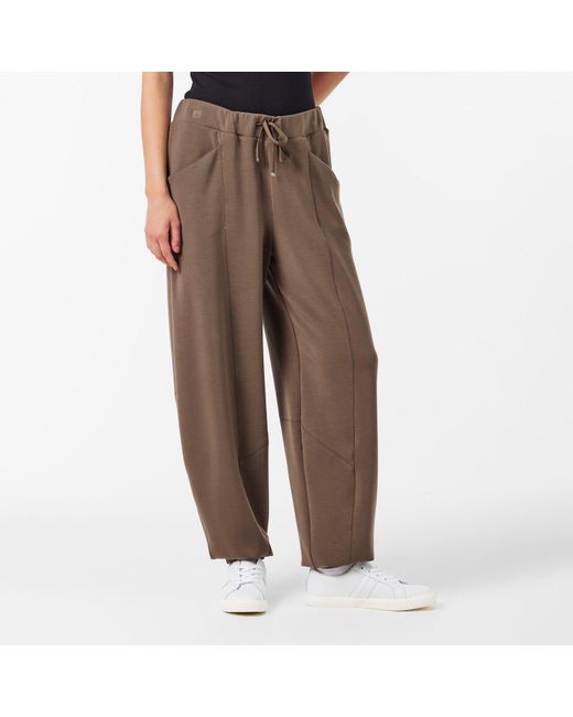Boss Brown Edarea Closed Hem Fleece Trousers