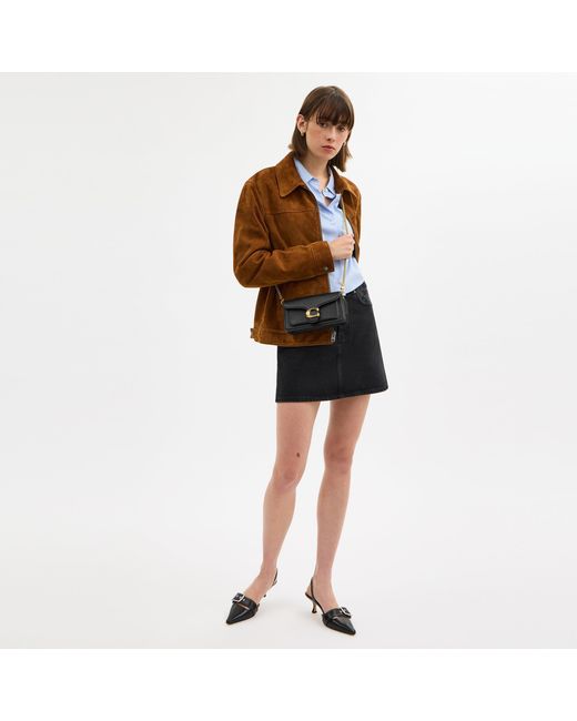 COACH Black Tabby Chain Shoulder Bag